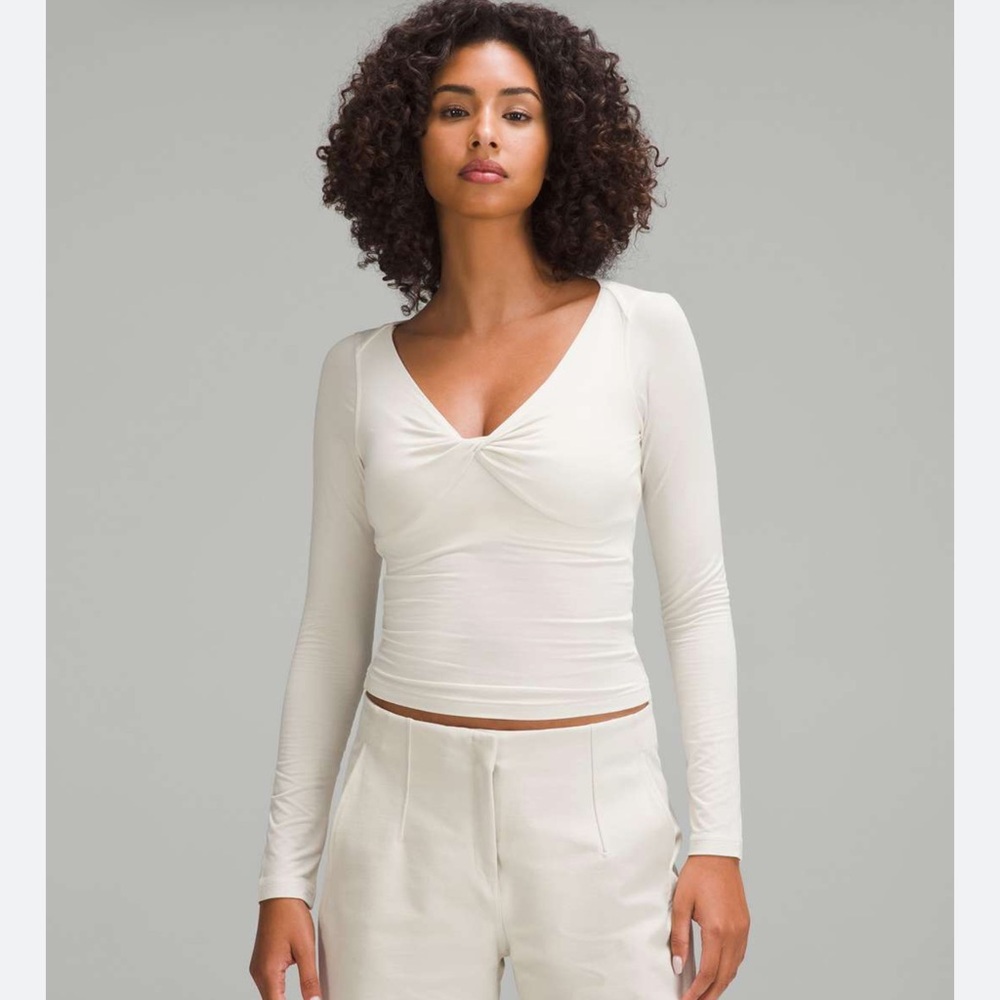 Lululemon Modal-Silk Blend V-Neck Shirt